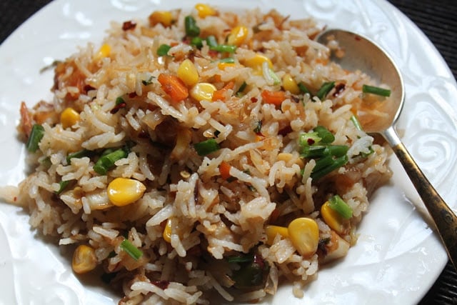 Resep nasi goreng jagung manis