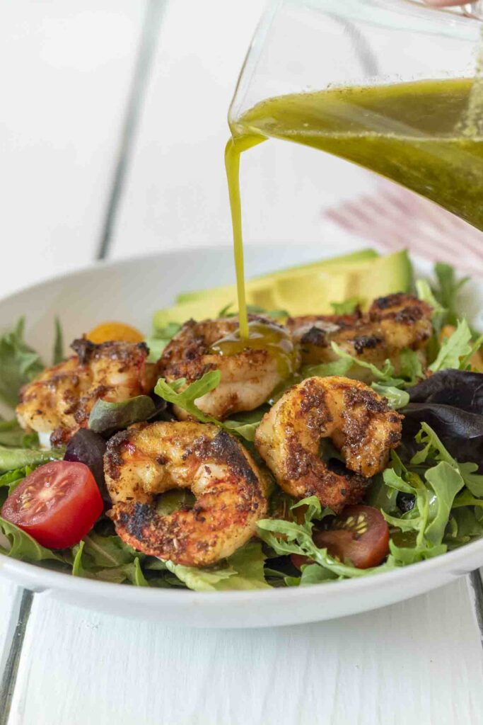 Salad Udang Panggang Hitam – Jahe Kuliner