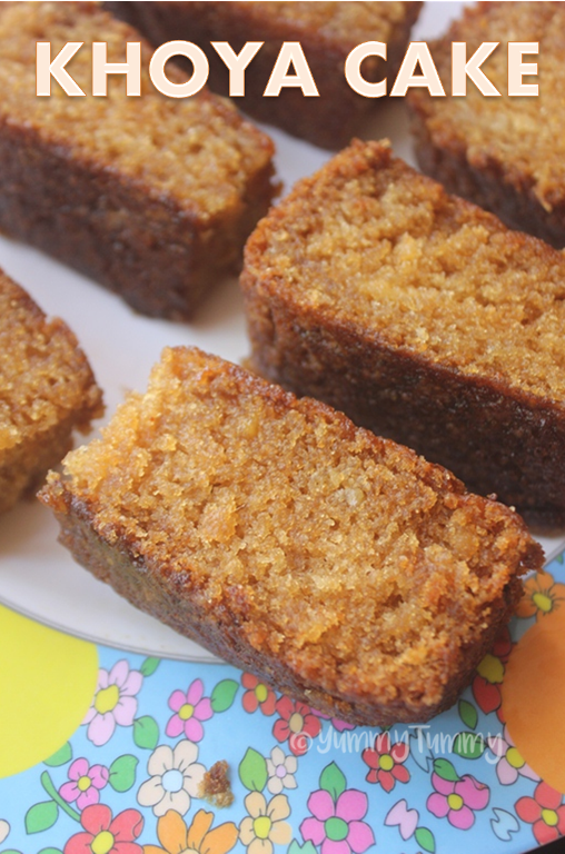 Eggless Khoya Cake Recipe (Mawa Cake Recipe)