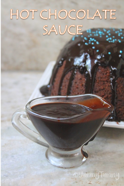 Homemade Hot Chocolate Sauce (Chocolate Fudge Sauce)